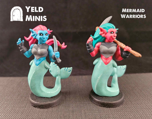 New Yeld miniatures! Mermaid Warriors are here!