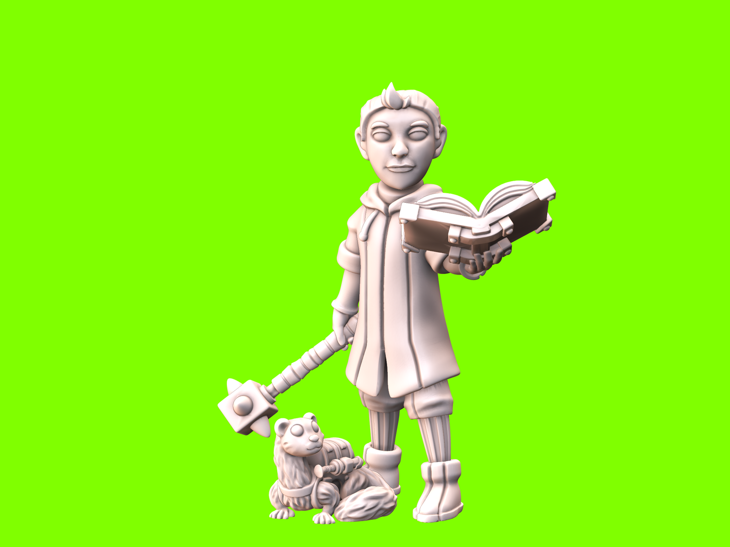 Yeld Mini: White Mage & Burglar Ferret