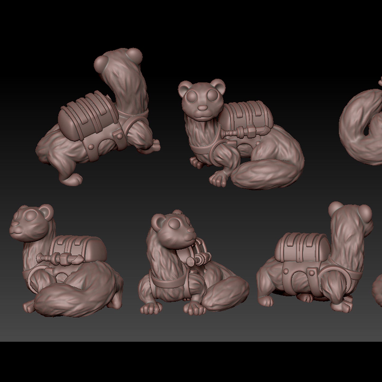 Yeld Mini: White Mage & Burglar Ferret