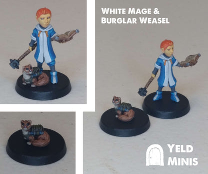 Yeld Mini: White Mage & Burglar Ferret